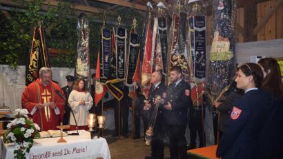 Bild: bnr
"Der Dienst am Nächsten zeichnet den Feuerwehrmann aus", sagte Pfarrer Markus Ertl beim Gottesdienst zum Florianstag.