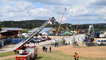 Bild: bnr
Im weitläufigen Industriegebiet der Gemeinde fand die Gewerbeschau ihren Platz.