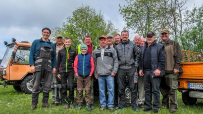 Bild: exb
Eine tatkräftige Truppe: Die Naturfreunde Rottendorf.