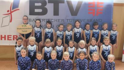 Bild: exb
Die jungen Turnerinnen der DJK Windischeschenbach schlagen sich beim Gaukinderturnfest in Erbendorf bestens.
