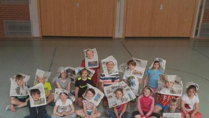 Bild: exb
Die Klasse 4b der Grundschule Krummennaab.