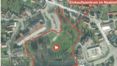 Bild: exb
Auf diesem Areal im Stadtwesten soll das neue Einkaufszentrum entstehen.