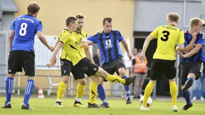 Bild: Hubert Ziegler
An das Hinspiel Anfang Oktober erinnern sich die Raigeringer (blaue Trikots) noch besonders gerne. Nach 32 Minuten lagen sie mit 0:3 zurück – und gewannen noch mit 6:3.