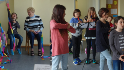 Bild: jpl
Mit viel Liebe hatten die Mädchen und Buben der Klasse 3a der Fichtelnaabtal-Grundschule Neusorg Gymnastikübungen und Bewegungslieder für die Seniorinnen und Senioren vorbereitet.