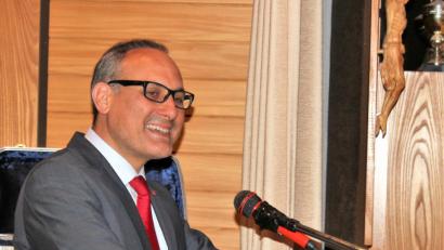 Bild: stg
Europaabgeordneter Ismail Ertug (SPD) versetzte die Zuhörer am Samstagabend im Neusorger Pfarrheim in Wahlkampflaune