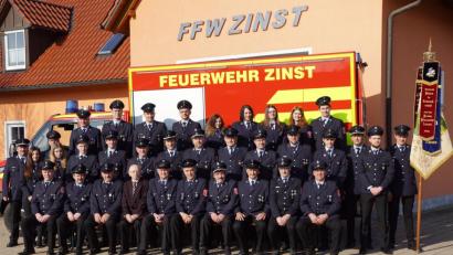 Bild: bkr
Das neue Einsatzfahrzeug der Feuerwehr Zinst erhält am Samstag seinen kirchlichen Segen. Die Brandschützer laden dazu alle ein.