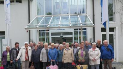 Bild: jzk
Franz Schwemmer (rechts) ist der gute Geist der Seniorenfahrten ins Sibyllenbad.