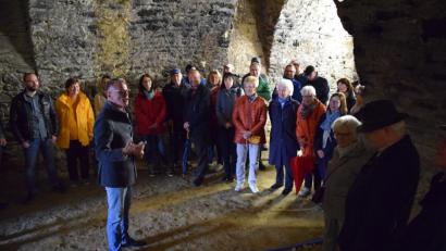 Bild: szl
Letzte der fünf Stationen waren die Kellergewölbe der alten Fronfeste. In die ehemalige Polizeiinspektion kommt der OTH-Studiengang Soziale Arbeit.