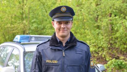 Bild: Hösamer
Michael Hohlweger ist Auszubildender bei der Bereitschaftspolizei in Nabburg.