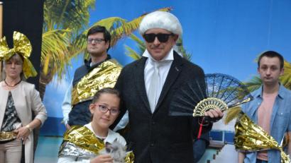 Bild: jr
Nochmals erleben durften die Besucher den Stardesigner Karl Lagerfeld (alias Reiner Joas).
