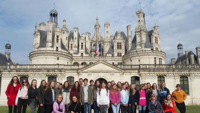 Bild: dob
Bei einem ersten Zwischenstopp besichtigen die Teilnehmer das Schloss Chambord an der Loire und bestaunten die prachtvollen Räume und die berühmte Doppelwendeltreppe.