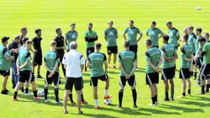 Bild: Ziegler
Abwarten und Spannung hoch halten. Aber wie? Die Spieler der DJK Gebenbach haben Zwangspause.