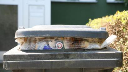 Archivbild: Wolfgang Steinbacher
Der Inhalt einer Restmülltonne hat eine Zusammensetzung, die durchaus interessant ist. Es geht schließlich um Geld.