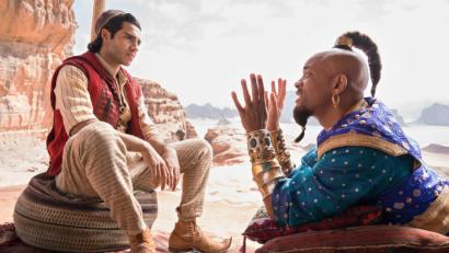 Bild: Daniel Smith/Disney Enterprises/dpa
Mena Massoud (links) spielt Aladdin und Will Smith den Genie in der neuen Realverfilmung von Disney.