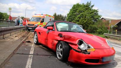 Bild: jma
Der Porsche Boxer Cabrio ist nach dem Unfall ein wirtschaftlicher Totalschaden.