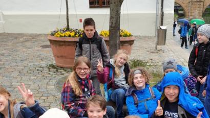 Bild: exb
Die Kinder aus Oberbibrach haben zu jedem Erlebnis in Amberg ein Bild gemalt.