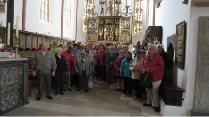 Bild: do
Unser Bild zeigt die Seniorinnen und Senioren der Pfarreien-Gemeinschaft in der Stadtkirche St. Martin in Schwabach.