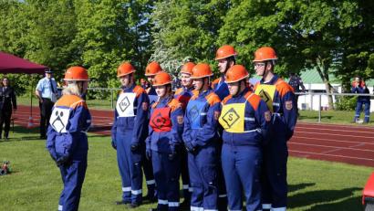 Bild: egl
Kreisentscheid des Bundeswettkampfs der Deutschen Jugendfeuerwehr.