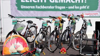 Bild: stg
Vor allem Fahrräder haben die Bürger bereits vorbeigebracht. Diese und noch weitere Sachspenden sollen der AWO übergeben werden.