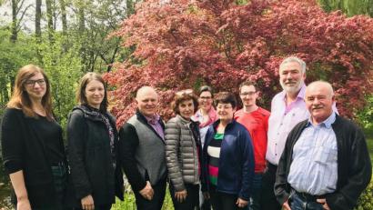 Repro: ds
Die Teilnehmer der Klausur von links: Ann-Kathrin Förderreuther, Michaela Frey, Markus Küffner, Heide Alex, Pfarrerin Anja Matthalm, Erika Rupprecht, Sebastian Bär, Herrmann Rösel und Hans Sperber.