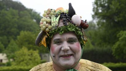 Bild: Petra Hartl
Für Thomas Wilhelm ist es das erste Mal: Er darf beim Amberger Welttheater in die Rolle der Völlerei schlüpfen.