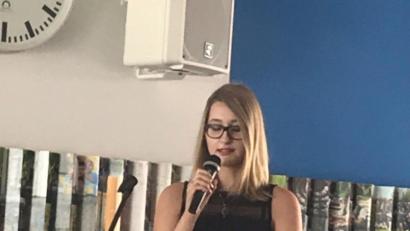 Bild: exb
Die Berufsschülerinnen begeistern beim Schreibwettbewerb.