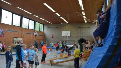 Bild: jr
Mächtig was los war in der Pechbrunner Schulturnhalle.