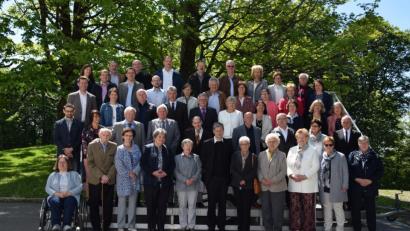 Bild: fla
An Christi Himmelfahrt feierten rund 50 Frauen und Männer ihr 25., 50., 60. und sogar 70. Kommunionjubiläum.