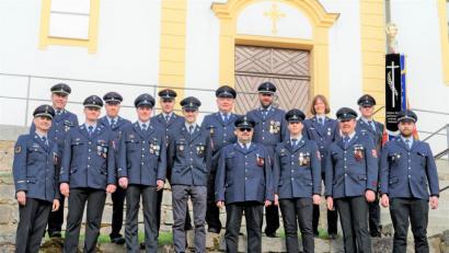 Bild: tu
Der Verwaltungsrat der Feuerwehr Pleystein freut sich auf viele Gäste bei der Jubiläumsfeier.