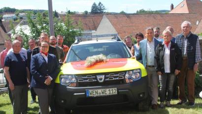 Bild: wrt
Das neue Einsatzfahrzeug; Unterstützer und Sponsoren.
