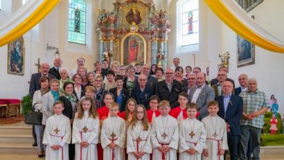 Bild: wms
Jubelkommunion der Pfarrei Hohenthan.