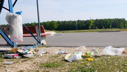 Bild: mab
Das muss nicht sein: Eine vermüllte Skateranlage beim Naherholungsgebiet.