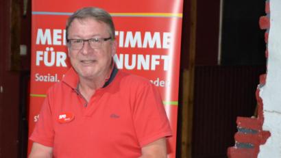 Bild: hcz
Ortsvereinsvorsitzender Gerold Gleißner kritisiert die Parteiführung.