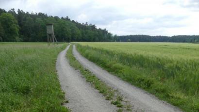 Symbolbild: rn
Die landwirtschaftlichen Fahrzeuge werden immer größer. Feldwege wie der zwischen Eschenbach und Bärnwinkel sind für diese Maschinen dann zu schmal. Deshalb sollen die meistbefahrenen Wege ausgebaut werden.