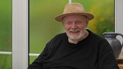 Bild: tr
Sein Wintergarten ist der bevorzugte Ort des Autors zum Schreiben.