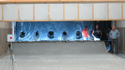 Bild: Köppl
Die 25-Meter- (Bild) sowie die 10-Meter-Stände sind derzeit wegen sicherheitstechnischen Gründen gesperrt.