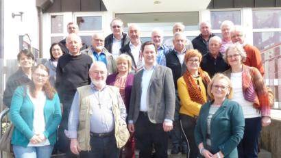 Bild: exb
KAB-Sozialberater aus dem Bereich der Diözese Regensburg trafen sich zu einer Schulung in Schwarzenfeld.