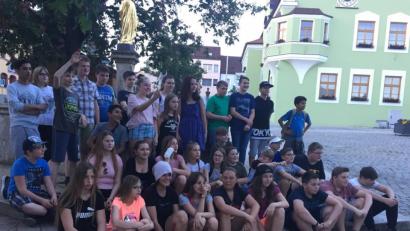 Bild: dob
Der Zusammenhalt in der Klassengemeinschaft der Mittelschüler wurde beim Berufsorientierungscamp in Waldmünchen enorm gestärkt.