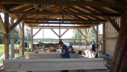 Bild: fjo
Ein neuer Geräteschuppen soll Einbrecher künftig vor eine große Hürde stellen.