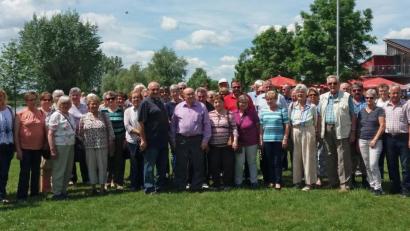Bild: sön
Die Teilnehmer beim Tagesausflug des VdK-Ortsverbands Rieden.
