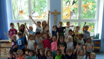 Bild: fpoz
Die Mädchen und Jungen machten nicht nur bei "move it" begeistert mit.