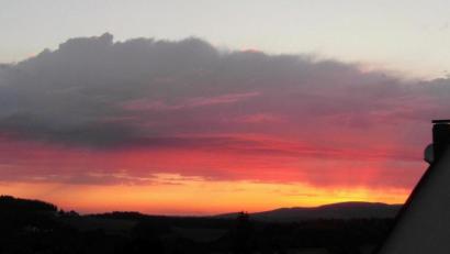 Bild: hl
Sonnenuntergang in Waldeck.
