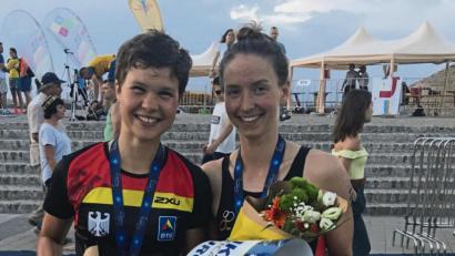 Bild: eg
Lisa Tertsch (links) holte sich den Sieg vor der Weidenerin Marlene Gomez-Islinger.