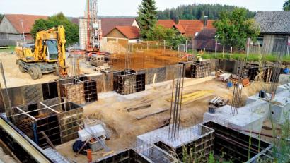 Bild: arw
Nichts geht vorwärts auf der Baustelle "Kulturscheune".