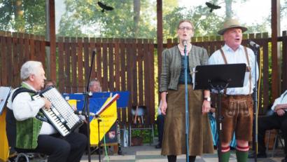 Bild: krb
Der "Irta Zwoagsang" mit Fred Fröhlich.