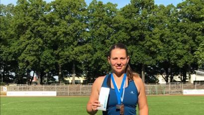 Bild: Petra Bittersmann 
Erfolgreich schnitt Nadine Marschall beim Turnfest in Schweinfurt ab.
