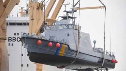 Bild: Stefan Sauer/dpa
Ein großes Streitthema sind die deutschen Rüstungsexporte - besonders wenn es um Patrouillenboote für Saudi-Arabien geht.