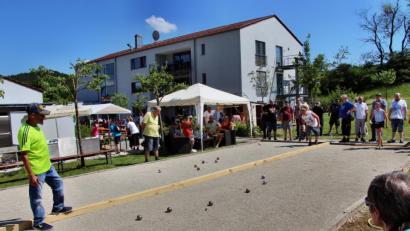 Bild: ds
Spannung versprach das Boule-Turnier beim Sommerfest.