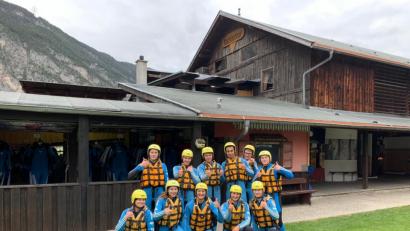 Bild: tbi
Viel Spaß hatten die Judoka beim Teamausflug in Tirol.