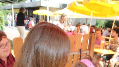 Bild: frd
Die Kinder holten sich beim Kinderschminken ein neues „Outfit“ für den Nachmittag.